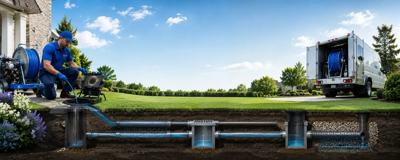 Outdoor drain cleaning information for Knoxville, GA